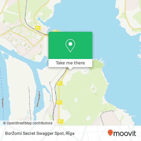 Boržomi Secret Swagger Spot map
