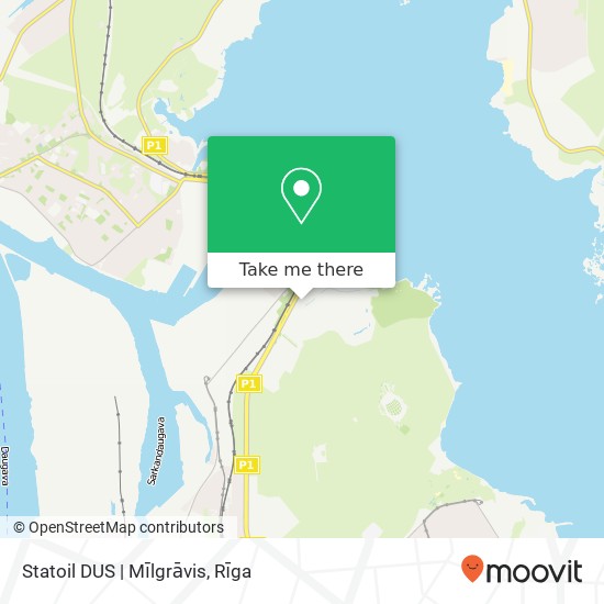 Statoil DUS | Mīlgrāvis map