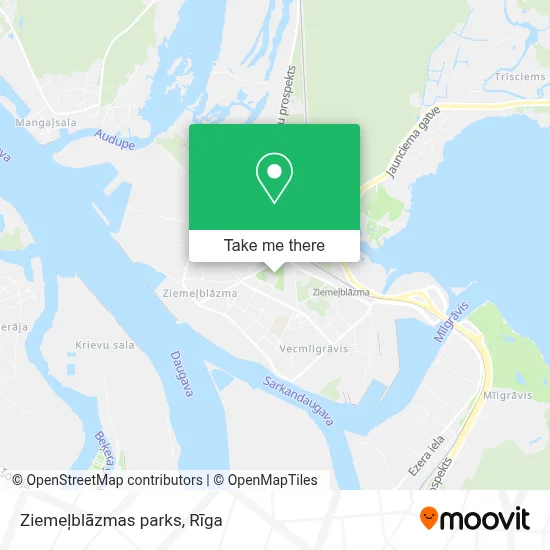 Ziemeļblāzmas parks map