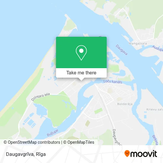 Карта Daugavgrīva
