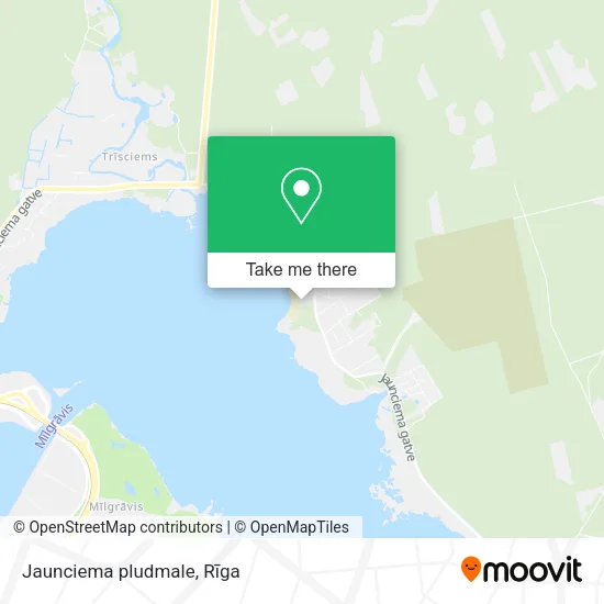 Карта Jaunciema pludmale