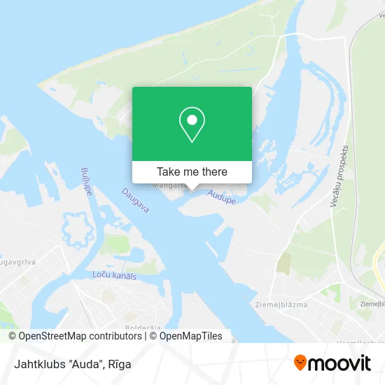 Карта Jahtklubs "Auda"