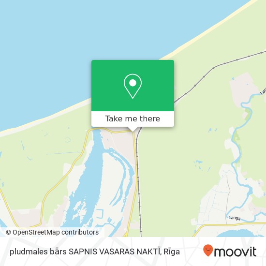 Карта pludmales bārs SAPNIS VASARAS NAKTĪ