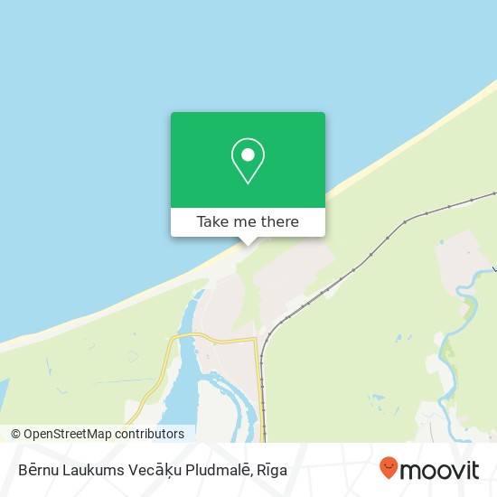 Bērnu Laukums Vecāķu Pludmalē map