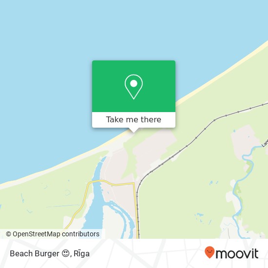 Beach Burger 😍 map