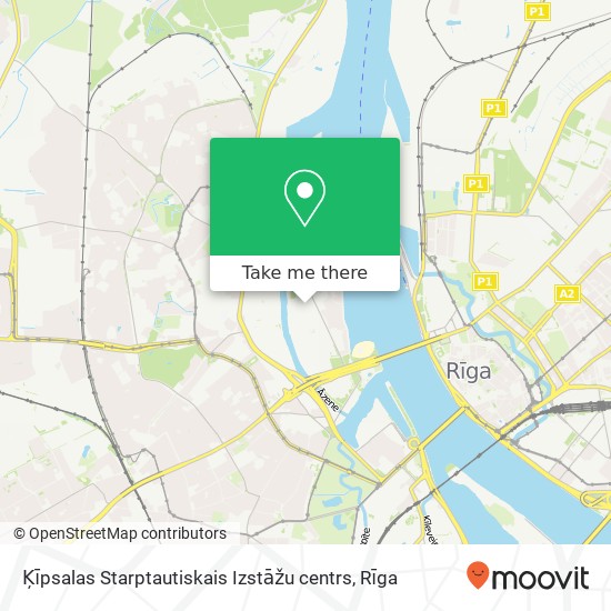 Ķīpsalas Starptautiskais Izstāžu centrs map