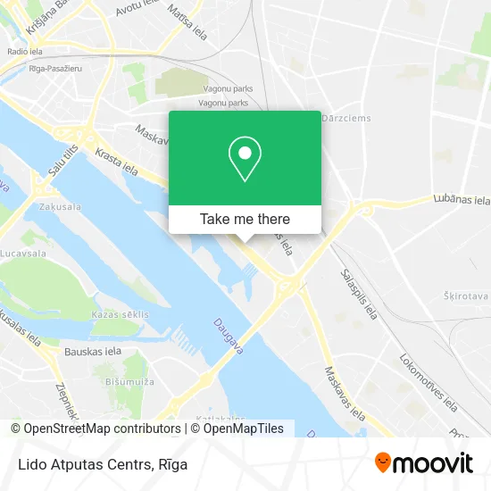 Lido Atputas Centrs map