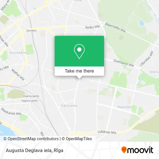 Карта Augusta Deglava iela
