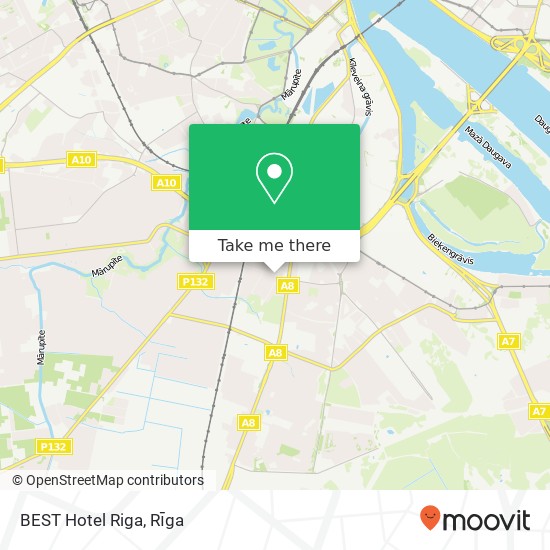 BEST Hotel Riga map