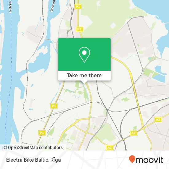 Electra Bike Baltic map