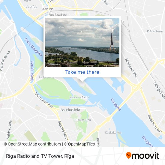 Riga Radio and TV Tower map