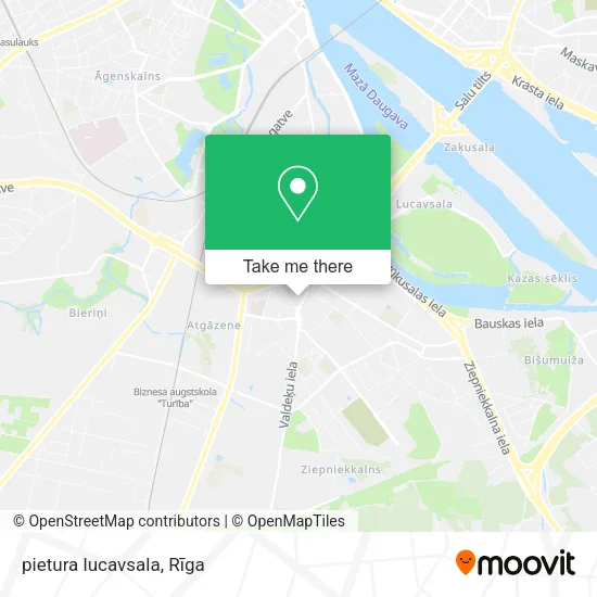 Карта pietura lucavsala