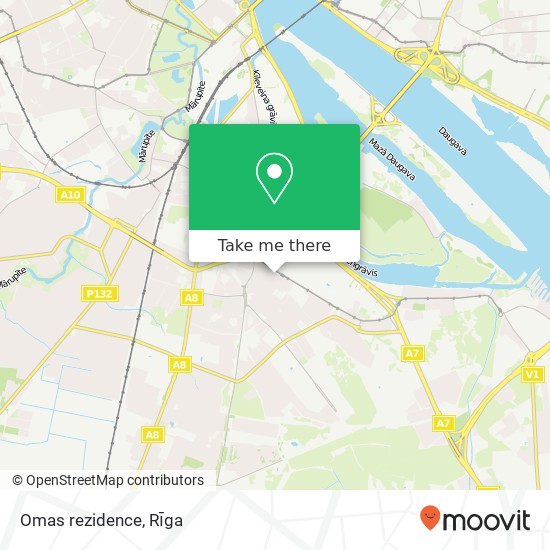 Omas rezidence map