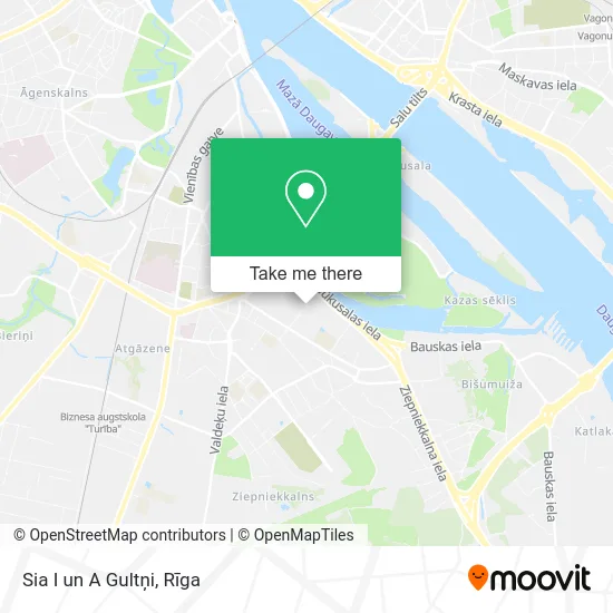 Карта Sia I un A Gultņi