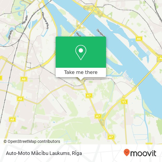 Auto-Moto Mācību Laukums map