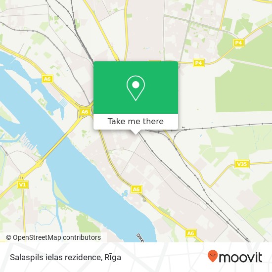 Salaspils ielas rezidence map