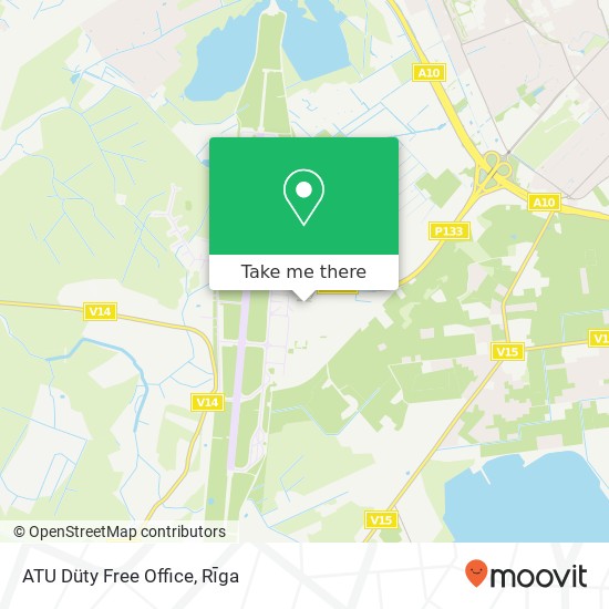 ATU Düty Free Office map
