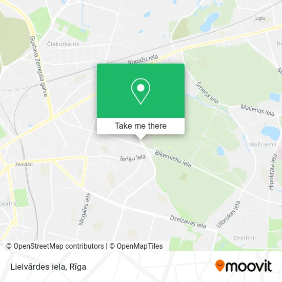 Lielvārdes iela map