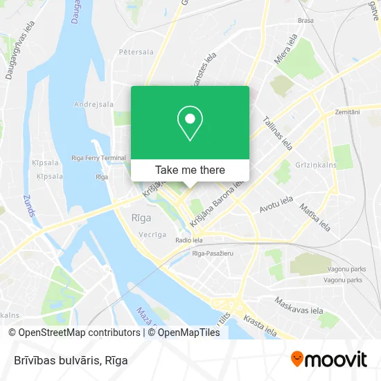 Brīvības bulvāris map