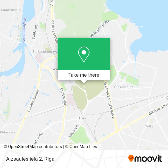 Aizsaules iela 2 map