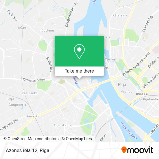 Карта Āzenes iela 12