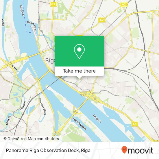 Panorama Riga Observation Deck map