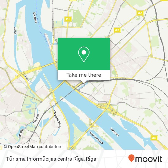Tūrisma Informācijas centrs Rīga map