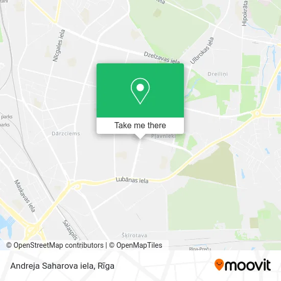 Andreja Saharova iela map