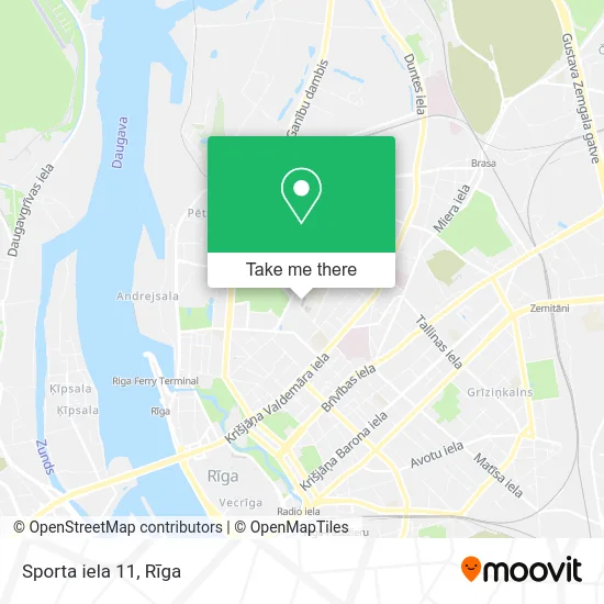 Карта Sporta iela 11
