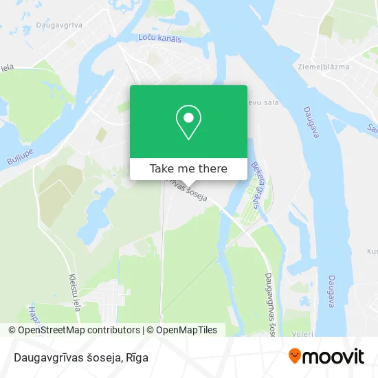 Daugavgrīvas šoseja map