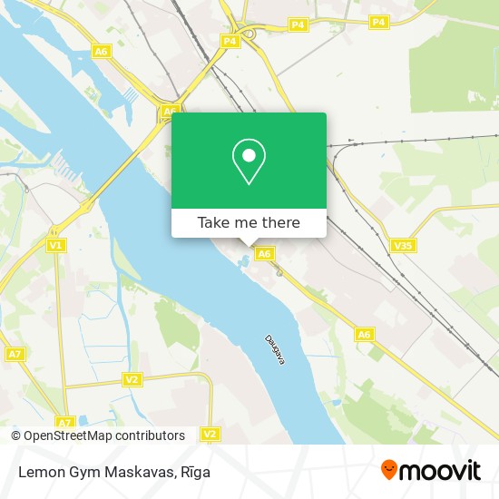 Lemon Gym Maskavas map
