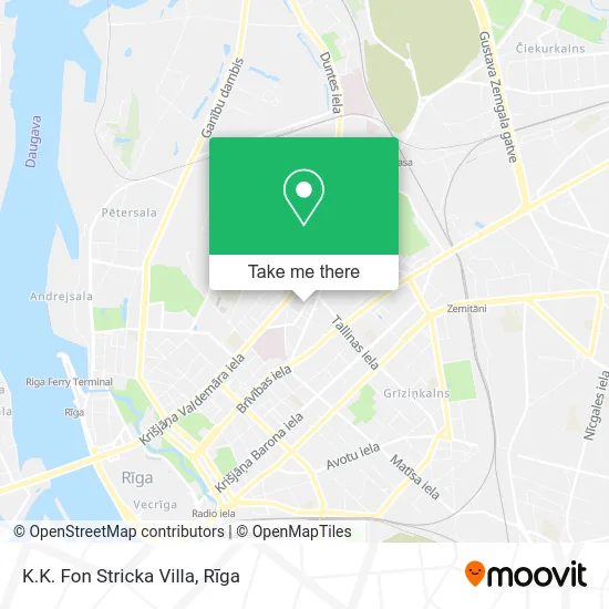 K.K. Fon Stricka Villa map