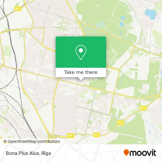 Bona Plus Alus map