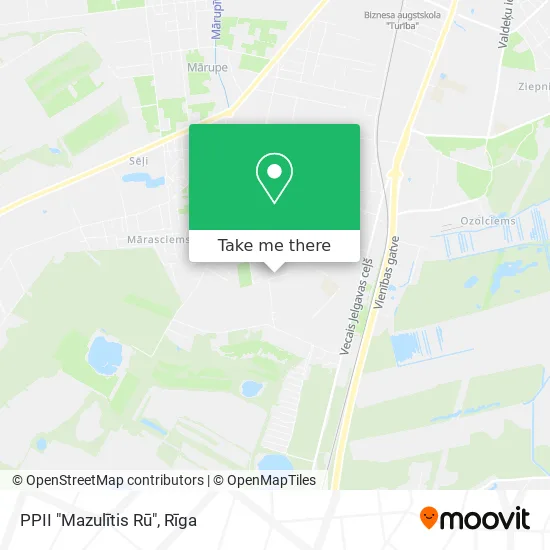 PPII "Mazulītis Rū" map