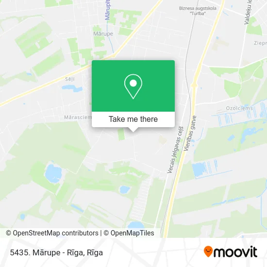 5435. Mārupe - Rīga map