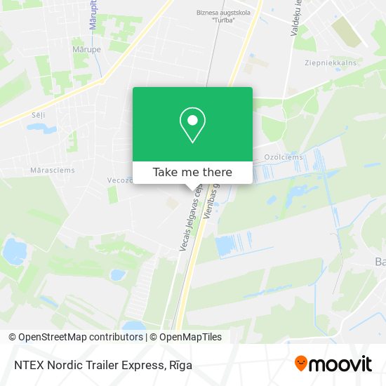 NTEX Nordic Trailer Express map