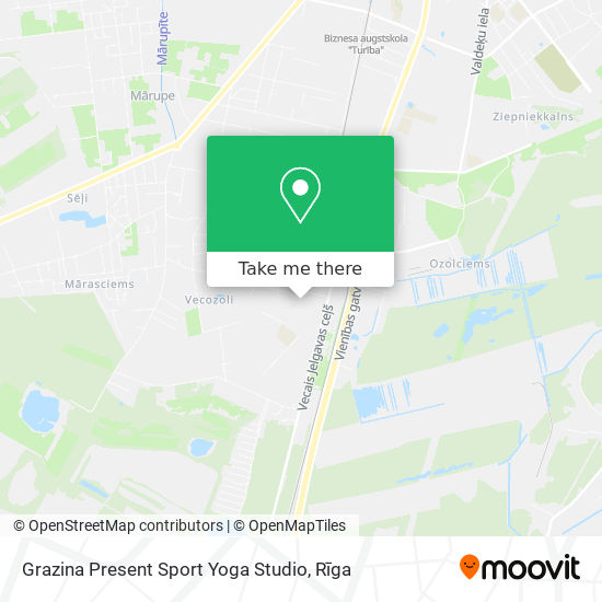 Карта Grazina Present Sport Yoga Studio