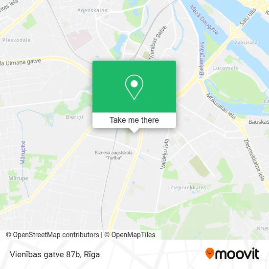 Vienības gatve 87b map