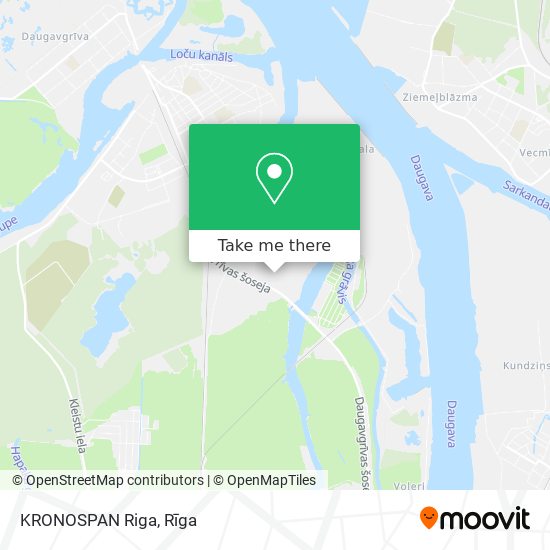 KRONOSPAN Riga map