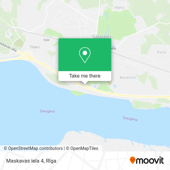 Карта Maskavas iela 4