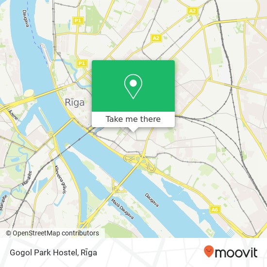 Gogol Park Hostel map