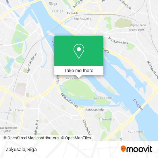 Карта Zaķusala