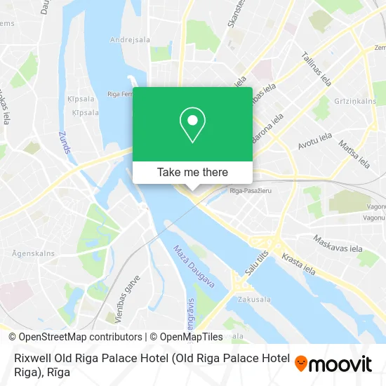 Rixwell Old Riga Palace Hotel map