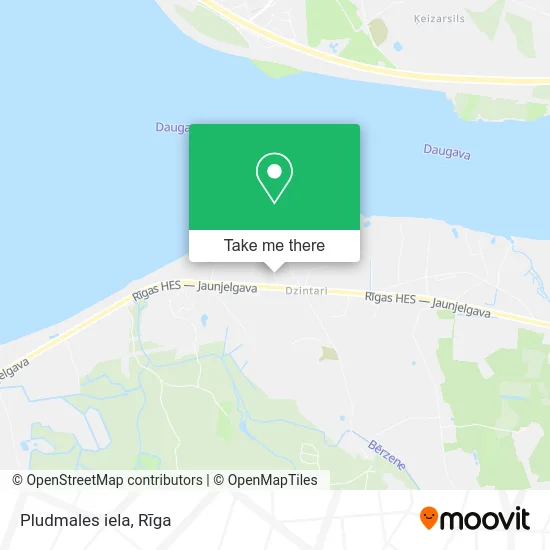 Pludmales iela map