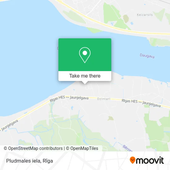 Pludmales iela map