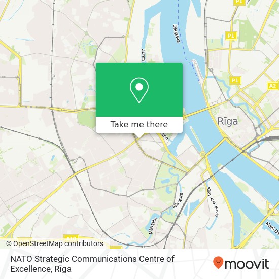 NATO Strategic Communications Centre of Excellence map