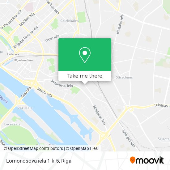 Карта Lomonosova iela 1 k-5