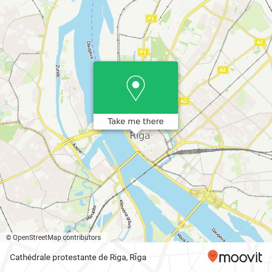 Cathédrale protestante de Riga map