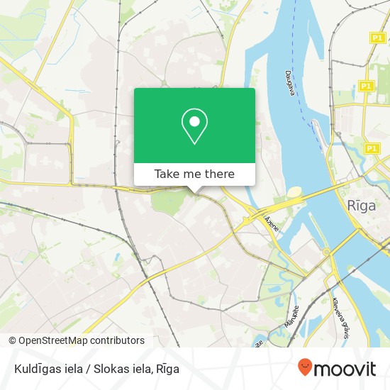 Kuldīgas iela / Slokas iela map