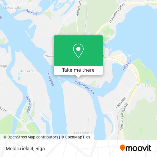 Карта Meldru iela 4